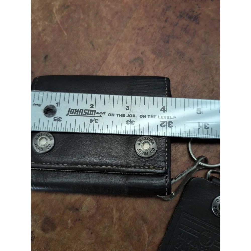 Vintage Arizona Jean Co. Leather Wallet And Pant Loop Brown